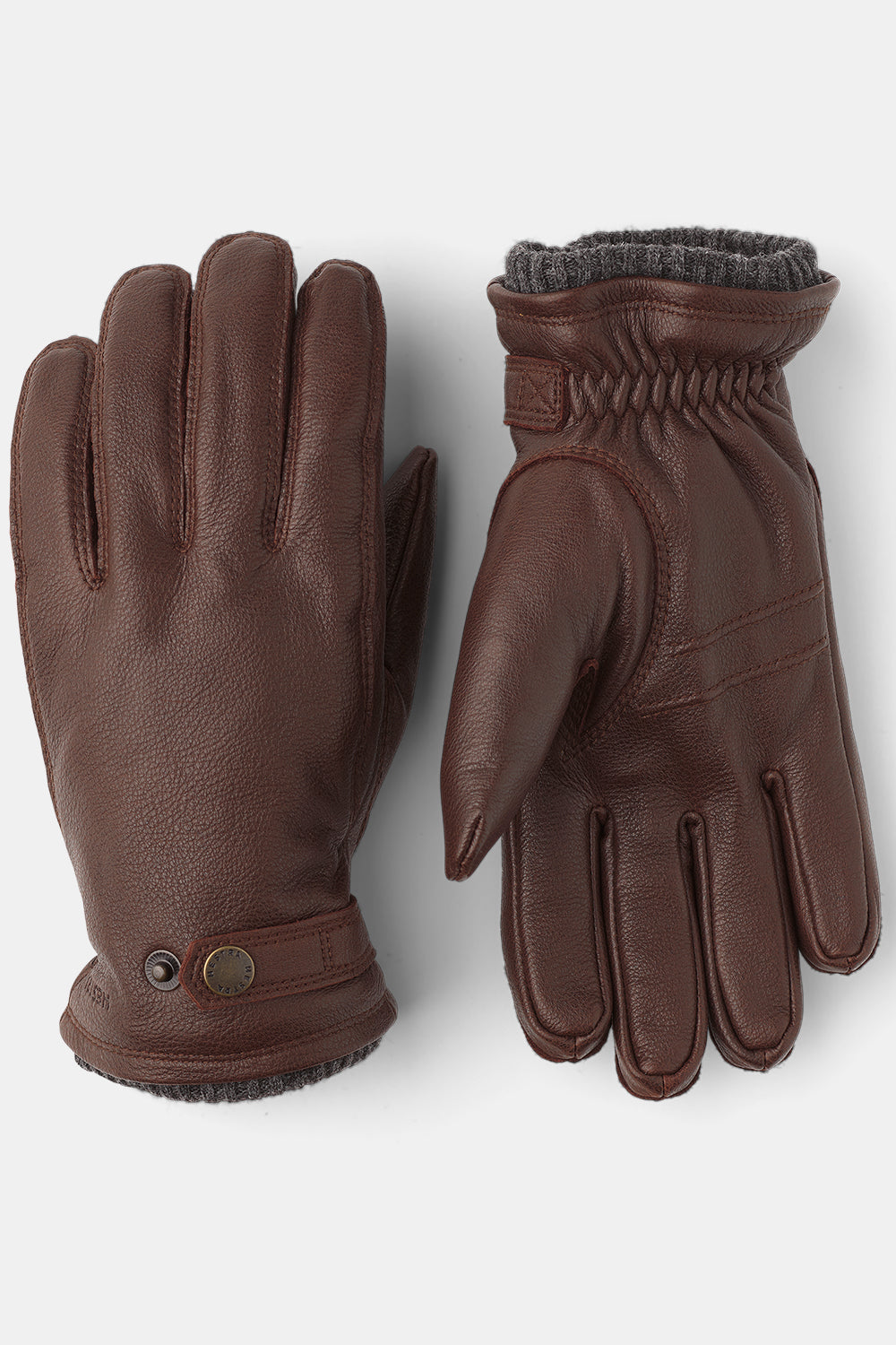 Hestra Leather Utsjö Gloves (Espresso) Mo