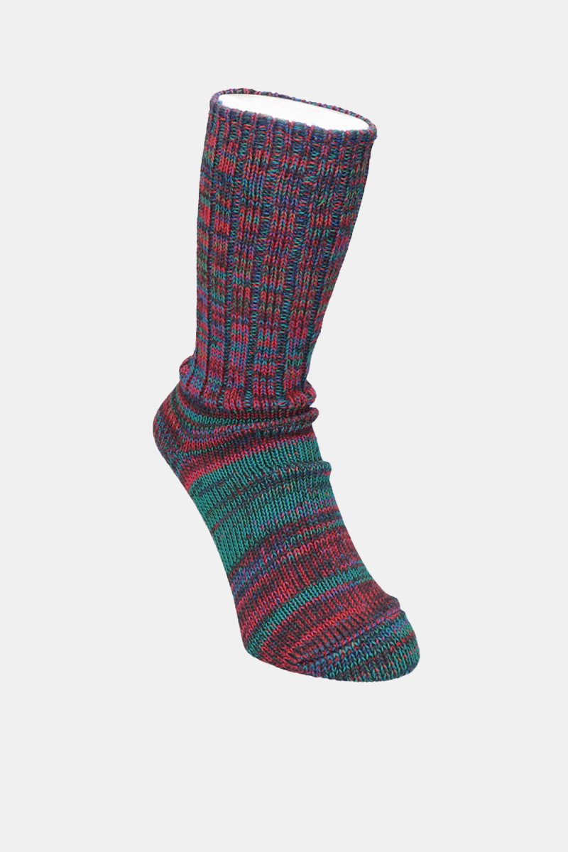 Anonymous Ism 5 Colour Mix Crew Socks (Green) | Socks