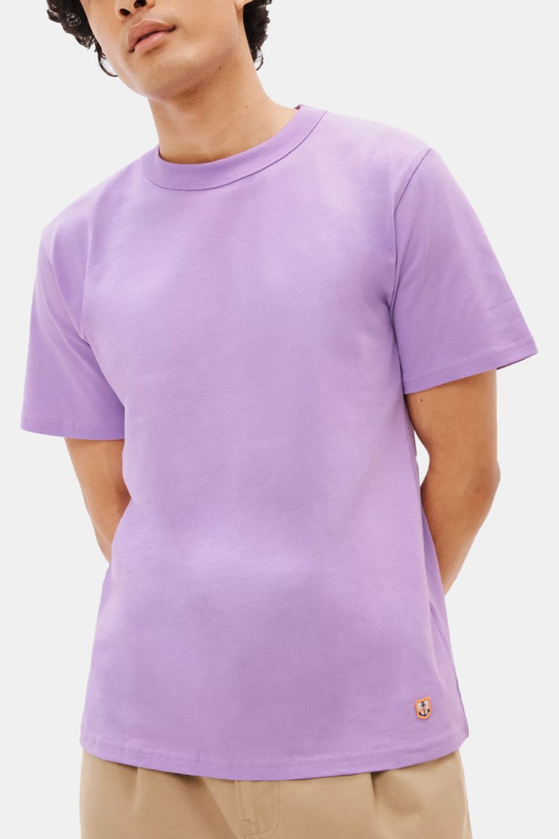 Armor Lux Heritage Organic Callac T-Shirt (Light Purple) | T-Shirts