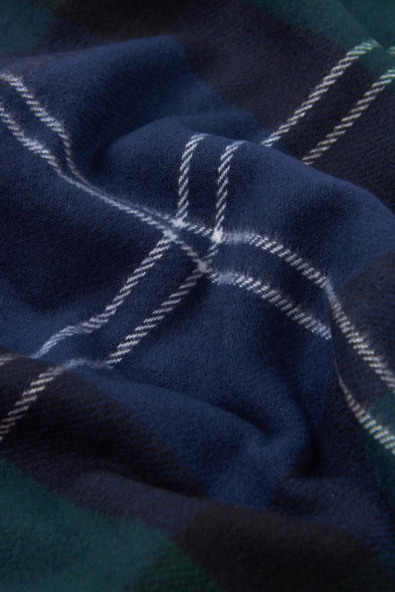 Barbour Galingale Tartan Scarf (Seaweed Tartan) | Scarf