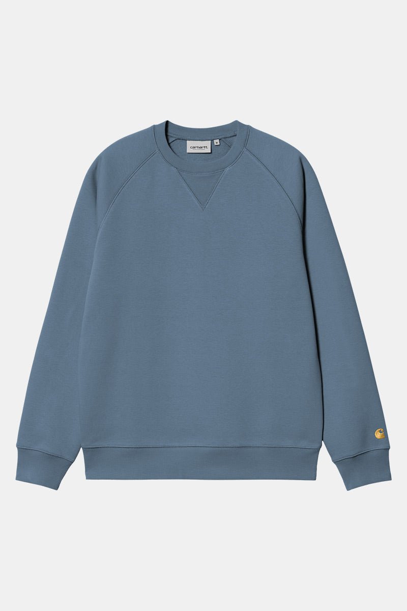 Carhartt WIP Hooded Chase Sweatshirt (Positano/Gold) | Sweaters