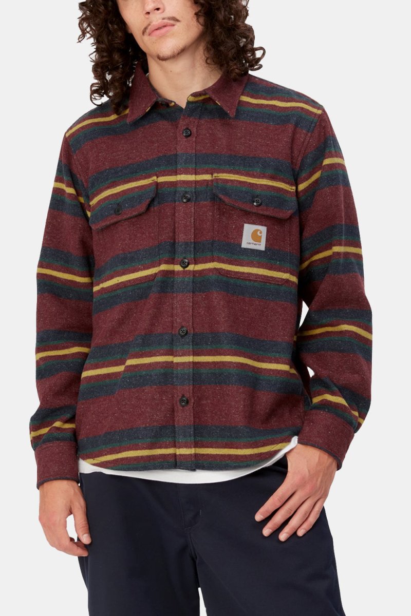 Carhartt WIP Oregon Shirt Jacket (Starco Stripe/Baudoux) | Shirts