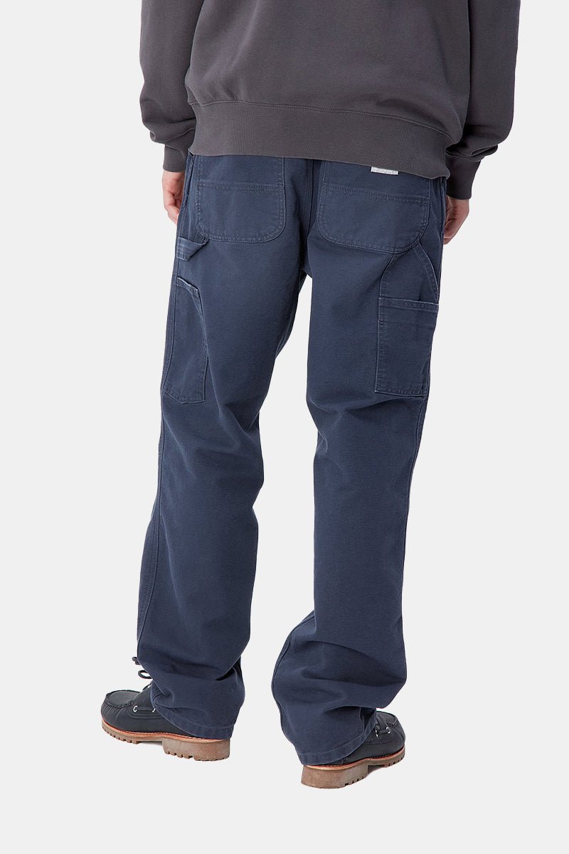 Carhartt WIP Single Knee Organic Cotton Pant (Air Force Blue) | Trousers