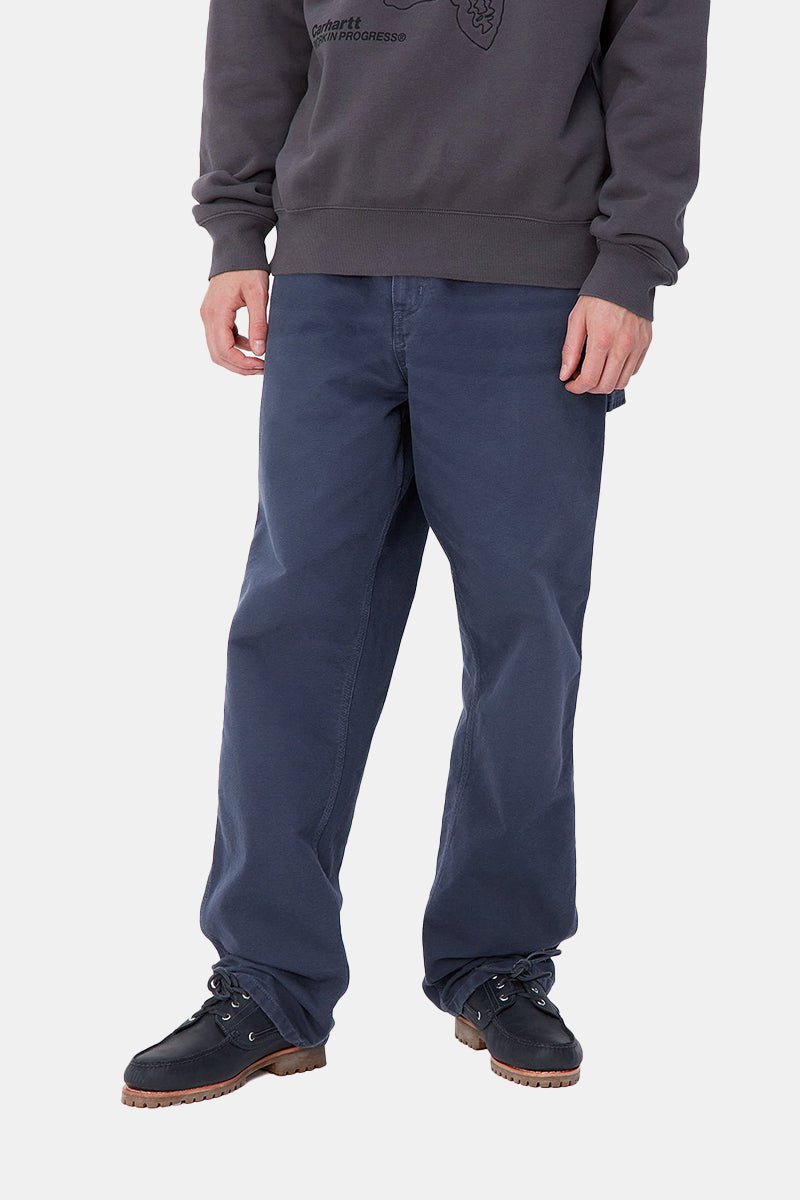 Carhartt WIP Single Knee Organic Cotton Pant (Air Force Blue) | Trousers