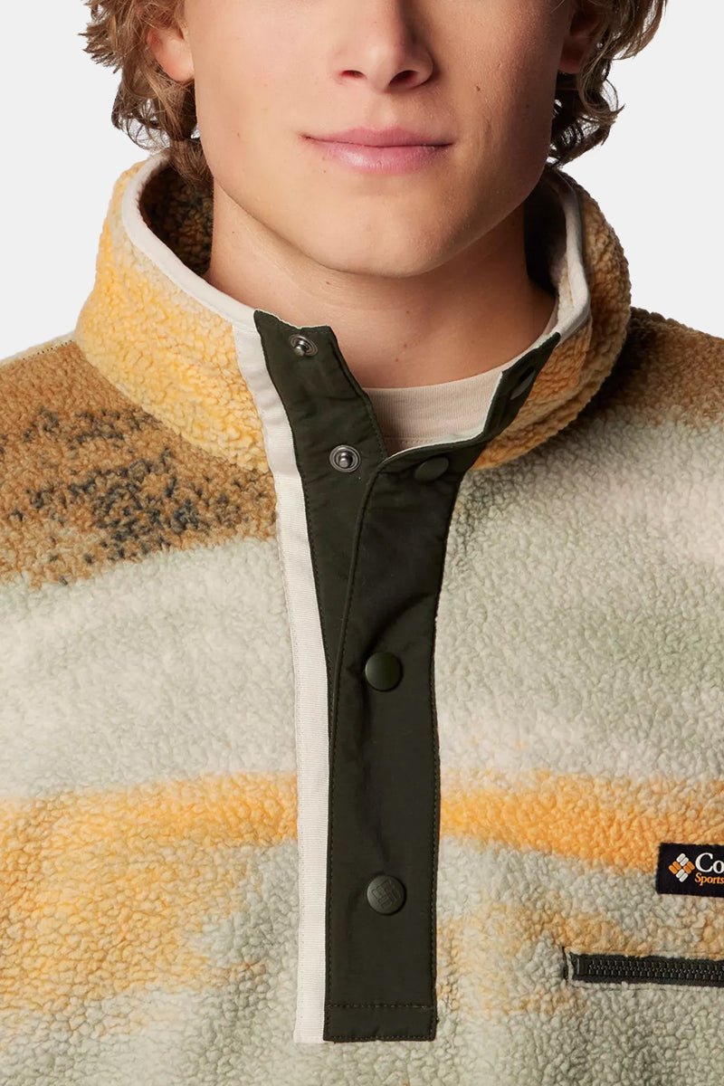 Columbia Helvetia™ II Printed Half Snap Fleece (Greenscape Dolomites) | Sweaters