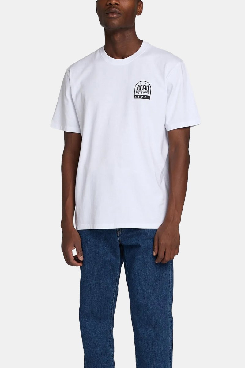 Edwin Fuji Supply Goods T-Shirt (White) | T-Shirts