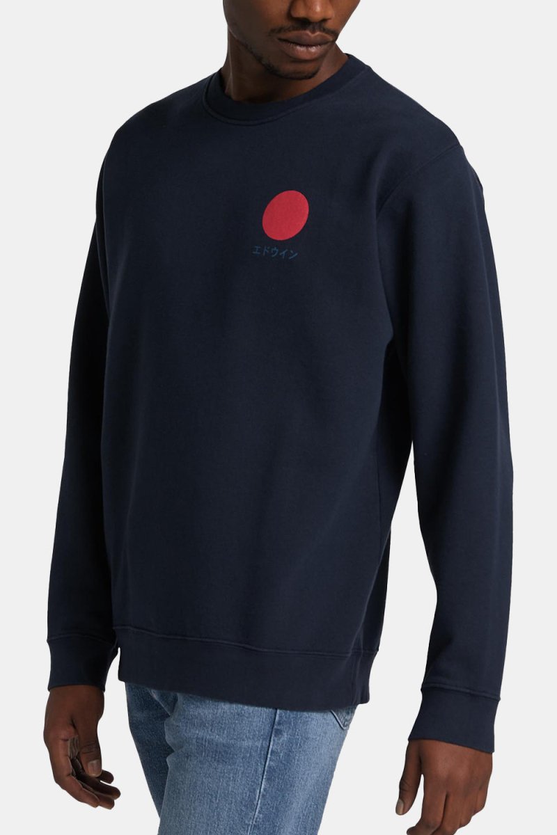Edwin Japanese Sun Sweatshirt (Navy Blazer) | Sweaters