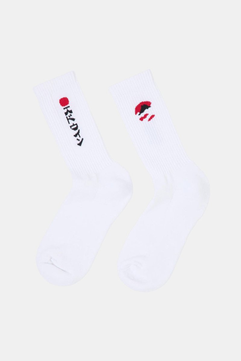 Edwin Kamifuji Socks (White) | Socks