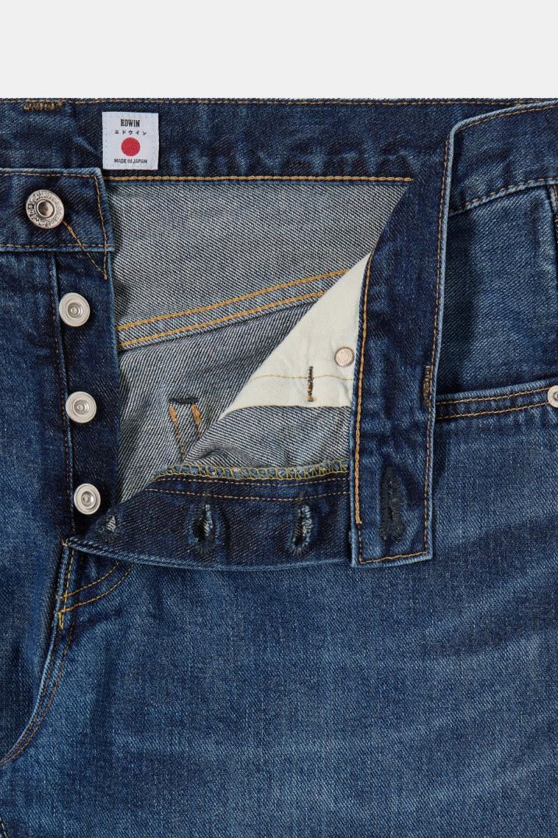 Edwin Regular Tapered Kaihara Yoshiko Jeans (Blue Mid Dark Used) | Jeans