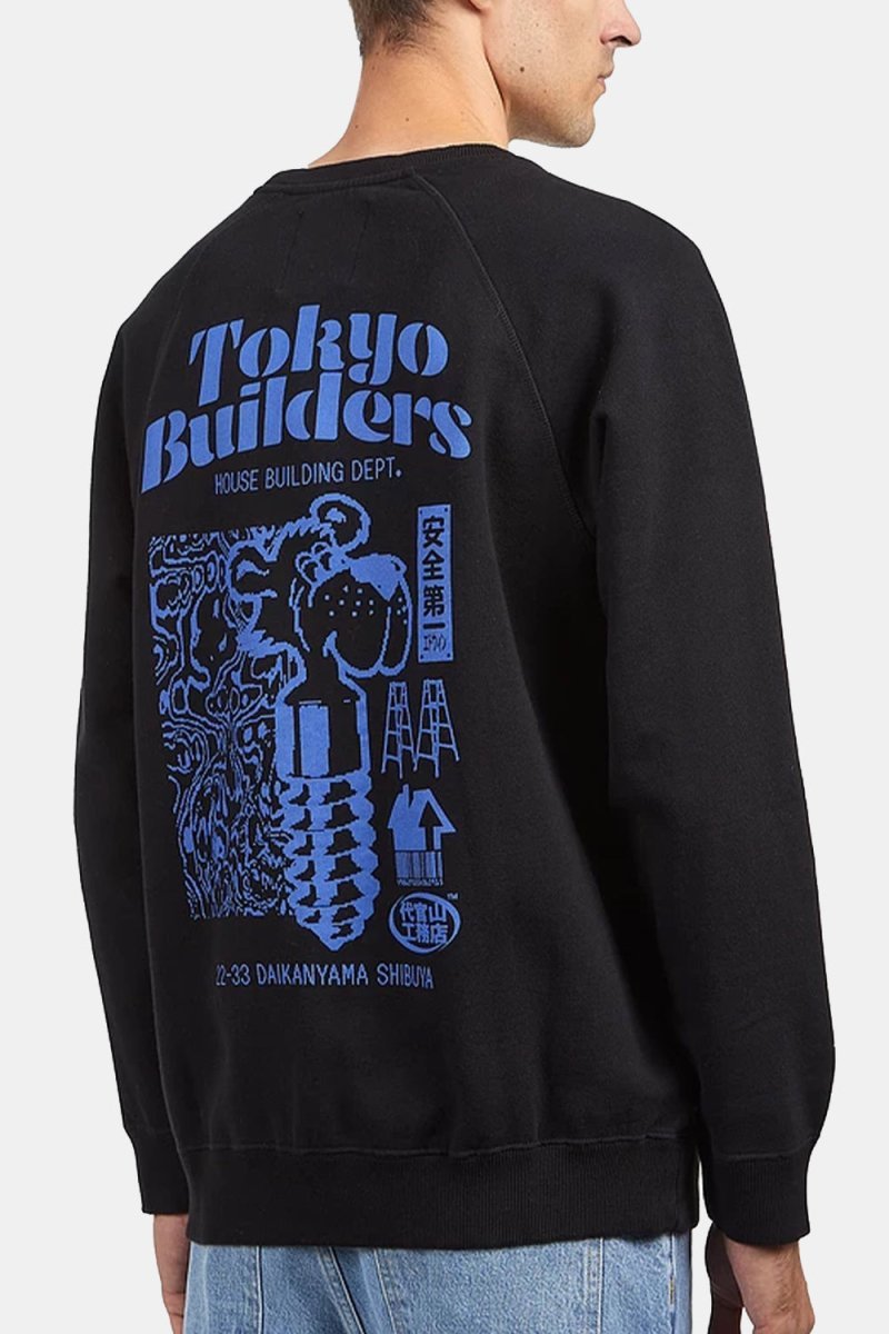 Edwin Tokyo Builders Heavy Sweatshirt (Black) | Sweaters
