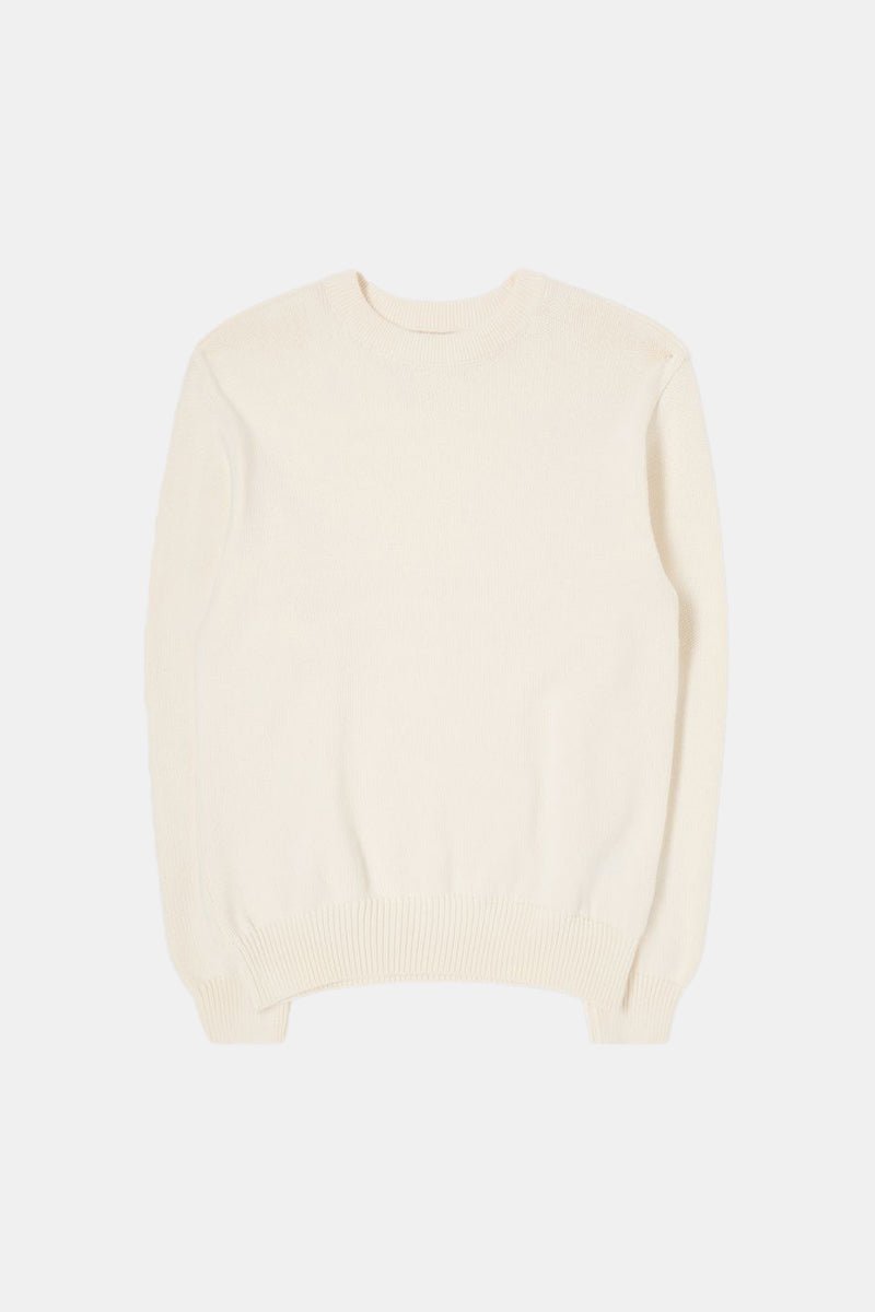 Edwin Union Knitted Sweatshirt (Off White) | Sweaters