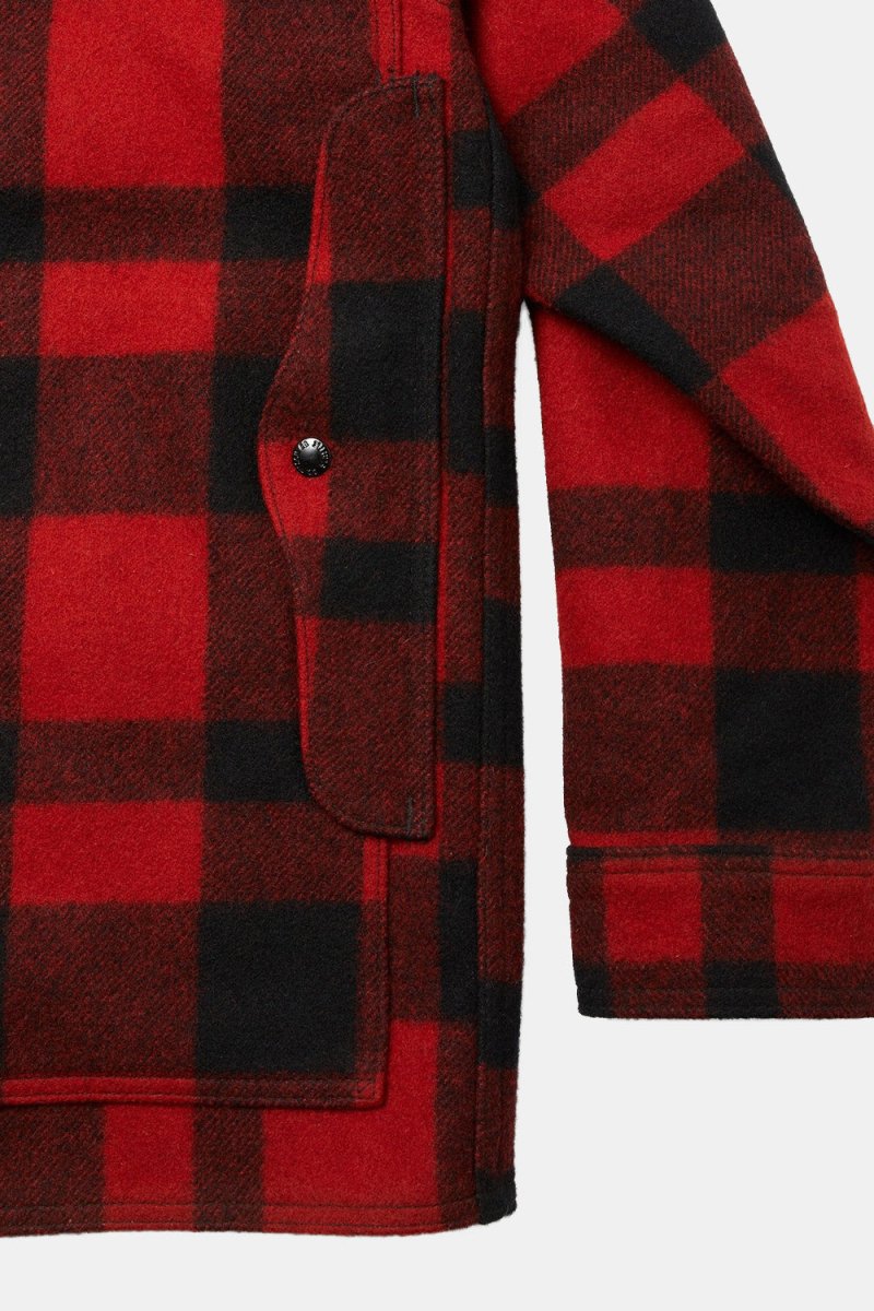 Filson Mackinaw Wool Cruiser Jacket (Red/Black Plaid) | Jackets
