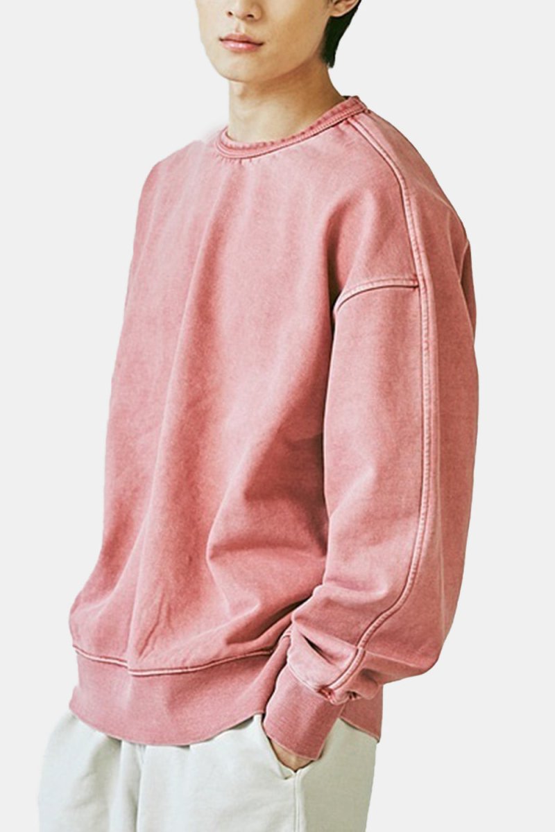 Frizmworks OG Pigment Dyeing Sweatshirt (Pink) | Sweaters