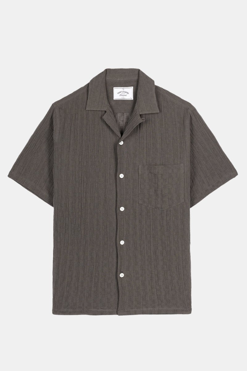 Portuguese Flannel Nori Shirt (Dark Grey) | Shirts