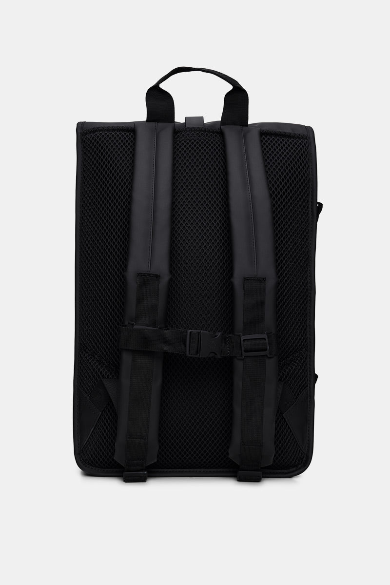 Rains Large Rolltop Rucksack W3 (Black) | Bags