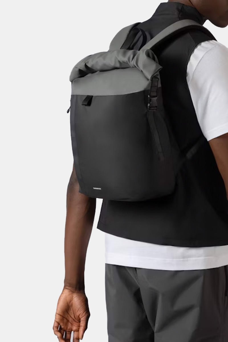 Sandqvist Konrad Water - Resistant Rolltop Backpack (Multi Dark) | Bags