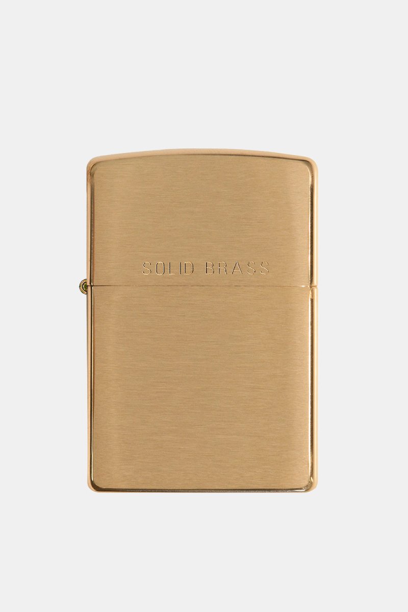 Zippo Classic Lighter (Brushed Brass) | Accessories