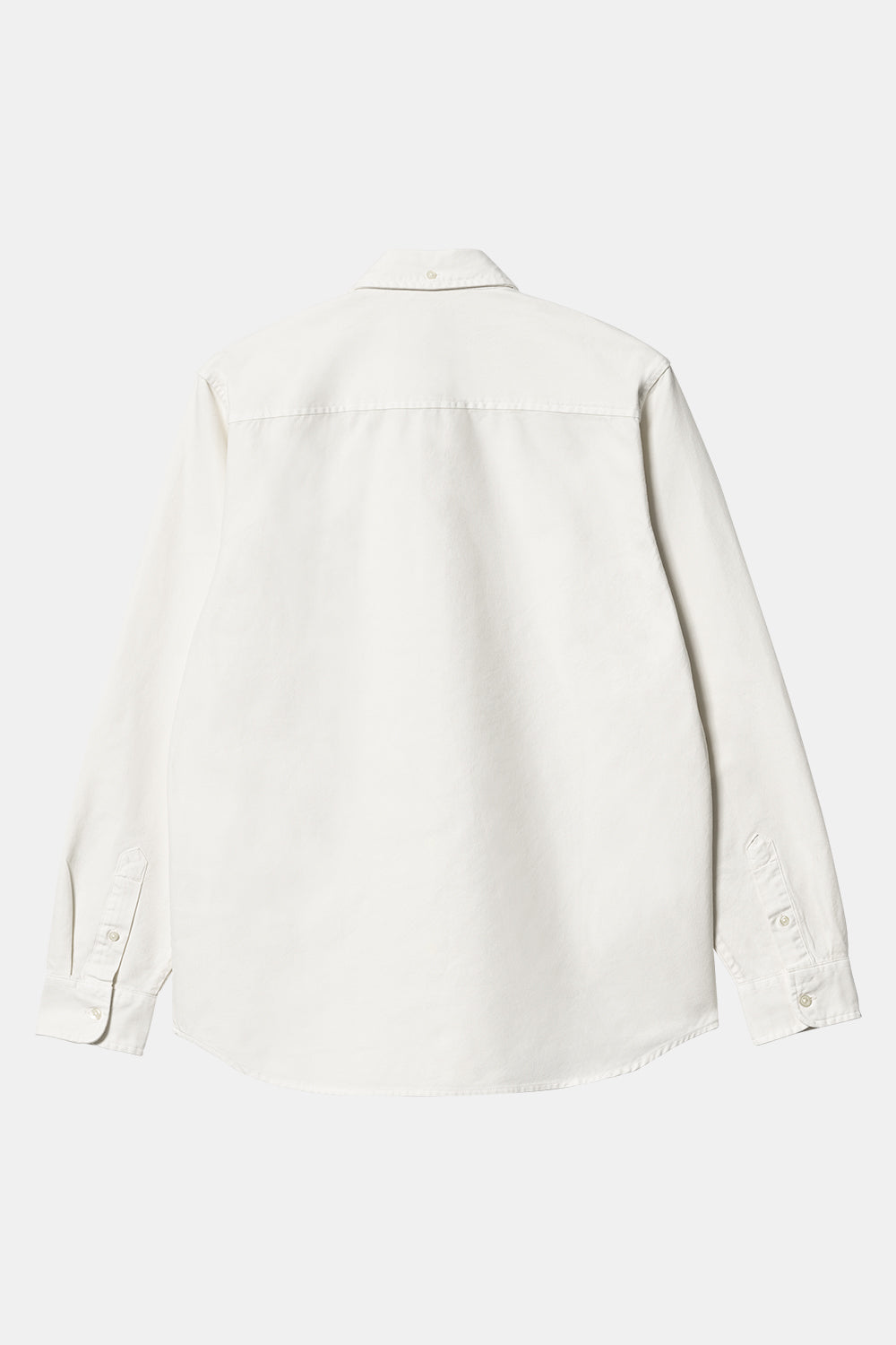 Carhartt WIP Long Sleeve Bolton Shirt (White) | Number Six